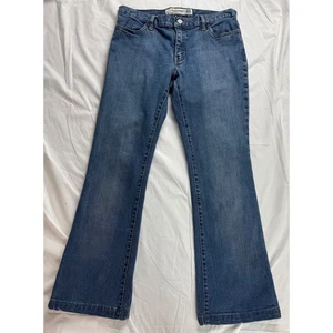 GAP Long and Lean Stretch Jeans Bootcut Blue Wash Women Size 6R - Picture 1 of 12