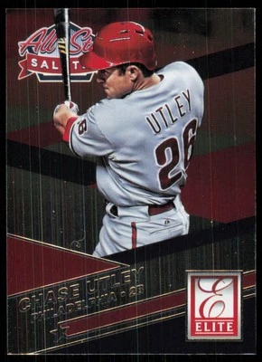 2015 Panini Elite All-Star Salutes Chase Utley Philadelphia Phillies #19 - Imagem 1 de 2
