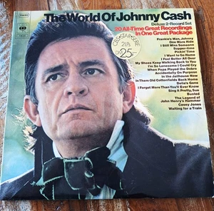 JOHNNY CASH The World Of Johnny Cash 2- Vinyl LP'S Orig. Deutsche  Ausgabe 1970 - Bild 1 von 4
