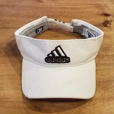 Adidas Visera Sombrero Gorra Correa Trasera Blanco Talla Única Golf Tenis Correr Foto 1 de 4