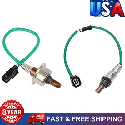 2pcs Upstream & Downstream O2 Oxygen O2 Sensor For 2010 2011 Honda CR-V L4 2.4L - Изображение 1 из 4