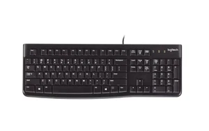Logitech K120 Ergonomic Desktop USB Keyboard - Black NEW OPEN !!! - Picture 1 of 2