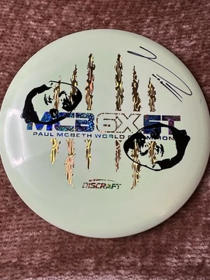 Paul McBeth 6X Buzzz Face Stamp Prototype Autographed Discraft ESP Rare - Image 1 of 4