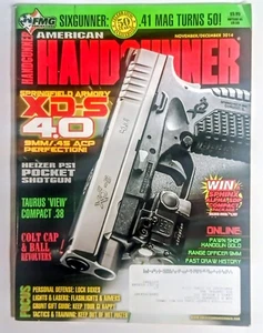 American Handgunner Magazine Nov/Dec 2014 Springfield XD-S 4.0 Heizer PSI  - Picture 1 of 3
