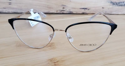 Оправы для очков Jimmy Choo JC2002 3015 бледно-золотистые/черные 55-16-140 - Изображение 1 из 4