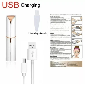Depilatore viso impeccabile, ricaricabile USB, risultati placcati oro 18k come JML - Foto 1 di 5