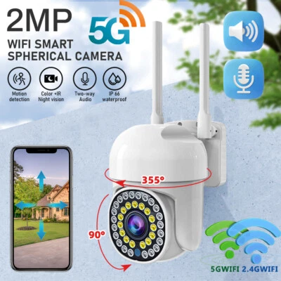 1-4 Wireless Security Camera System Smart Outdoor 5G Wifi Night Vision Cam 1080P - Image 1 of 4