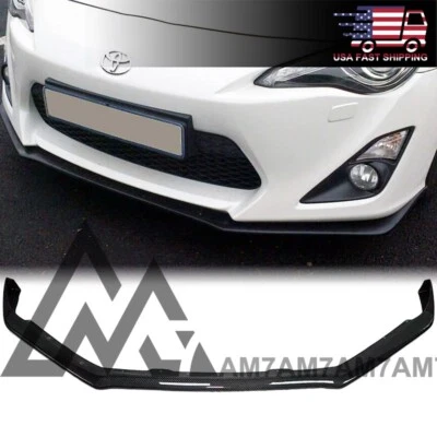 ST Style Carbon Fiber Front Lip For 2012 2013 2014 2015 2016 Scion FR-S FT86 ZN6 — 第 1/4 张图片