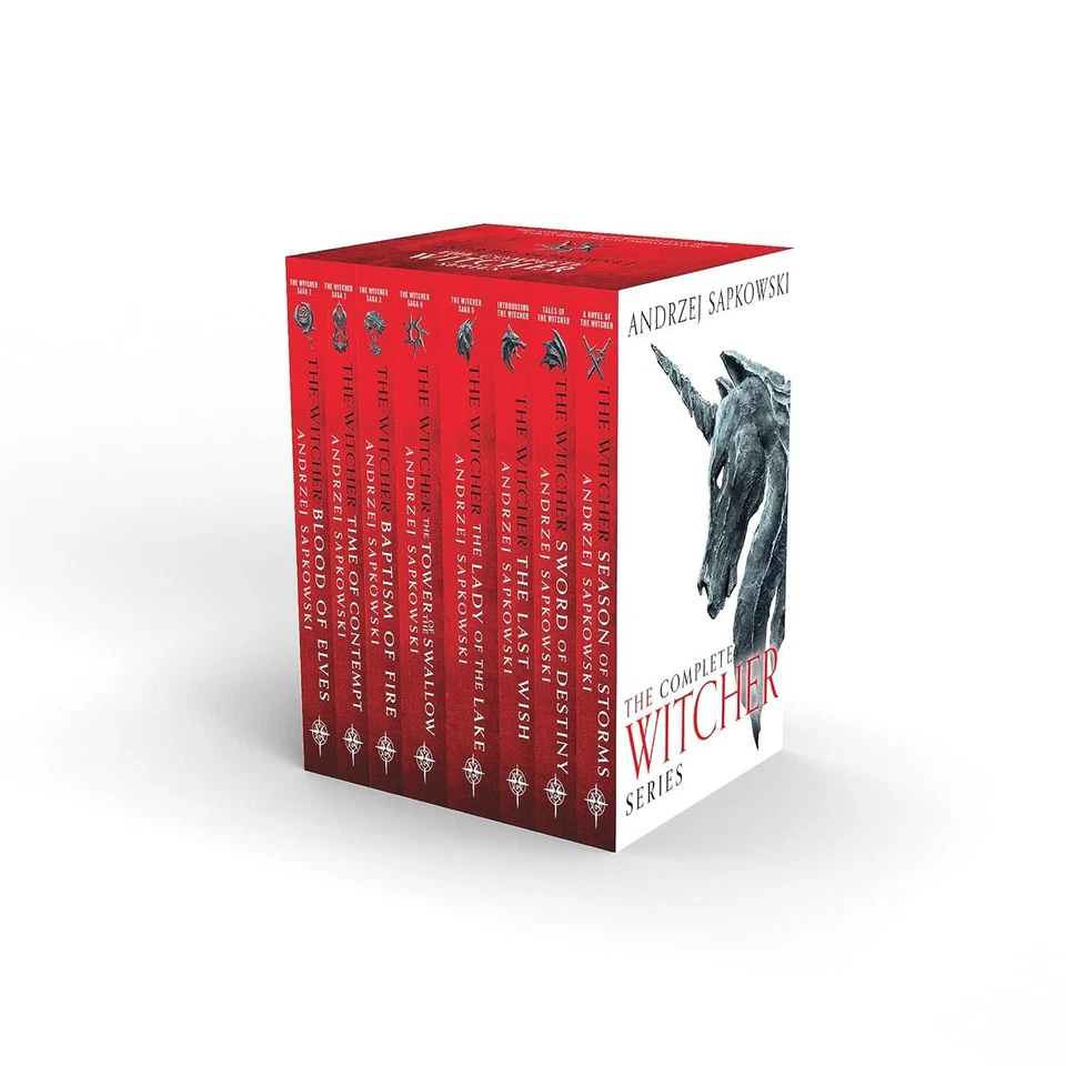 The Witcher Boxed Set 2024: The Last Wish, Sword of Destiny, Blood of Elves, Tim - Image 1 of 1