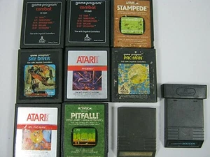Lot of 10 Atari 2600 Game CARTRIDGES ONLY *UNTESTED* (A2) - Picture 1 of 4