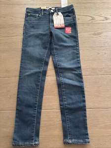 Levis Black 710 8 Reg Girls Jeans Super Skinny New Levi Strauss - Picture 1 of 7