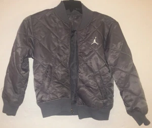 Nike Air Jordan Jumpman Youth Full-Zip Bomber Jacket Light Sz Medium 12/14 Gray - Picture 1 of 10