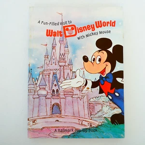 Disney World with Mickey Mouse Hallmark Pop-up Book 1972 A Fun Filled Visit VTG - Foto 1 di 14