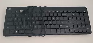 Desktop Laptop HP SK-2028 Wired USB Keyboard Slim Black - Picture 1 of 6