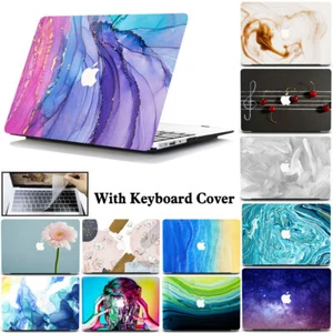 Abstract Pattern Case+Keyboard Cover For Macbook M4 Pro 16 14 Air 15 13 11 12 in - Picture 1 of 56
