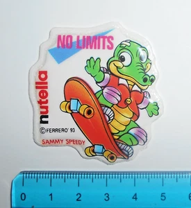 ADESIVO STICKER VINTAGE FERRERO KINDER SORPRESINE FRIGO SERIE SPUGNOSELLI SAMMY - Imagen 1 de 1