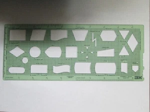 IBM Flowcharting Template - GX20-8020-2 U/M 010 - Picture 1 of 2