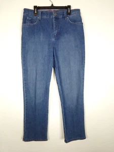 Gloria Vanderbilt Amanda Womens Size Petite 12 Short Hi Rise Blue Denim Jeans - Bild 1 von 8