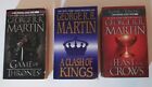 George R.R. Martin Song Of Ice And Fire livres 1, 2 et 4 Game Of Thrones PB 