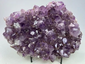 Large Amethyst Quartz Crystal Cluster Points with Stand US Seller! Free Ship! - Picture 1 of 4