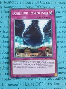 Tarjeta Yu-Gi-Oh Doble Polvo Tornado Twins POTE-EN080 1a Edición Nueva - Imagen 1 de 3