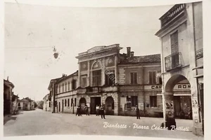 Cartolina - Biandrate ( Novara ) - Piazza Cesare Battisti - 1950 ca. - Bild 1 von 2