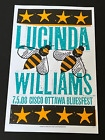 Lucinda Williams Ottawa Bluesfest Canada 2008 Signed 100 Original Concert Poster