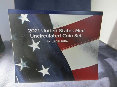 2021 P & D  U S MINT SET 14 COINS  SATIN FINISH - TUSKEGEE & CROSSING QTR & JFK Cover
