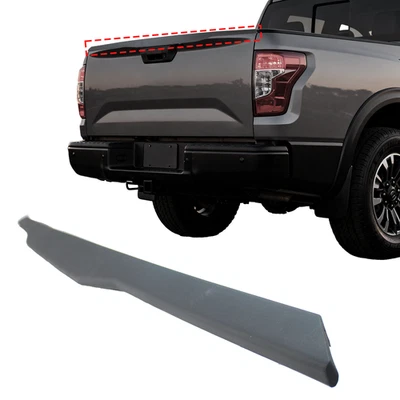 FOR 2004-2012 NISSAN TITAN 63.66" TEXTURED REAR TAIL GATE MOULDING TOP COVER - Image 1 of 4