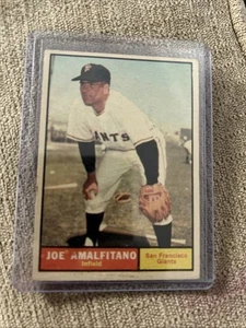 1961 Topps #87 Joe Amalfitano béisbol Gigantes de San Francisco - Imagen 1 de 2