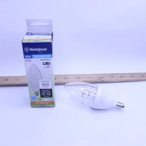 Westinghouse 60W Equivalent Soft White B13 Dimmable LED Light Bulb - Picture 1 of 4