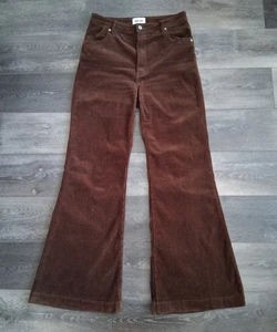 Pantalones de pana Rollas Eastcoast acampanados tiro alto marrón mujer 32 - Imagen 1 de 13