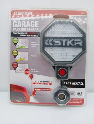 STKR CONCEPTS NEW-Garage Parking Sensor Aid Car Vehicle Sensor Light STKR Wall Mount Black