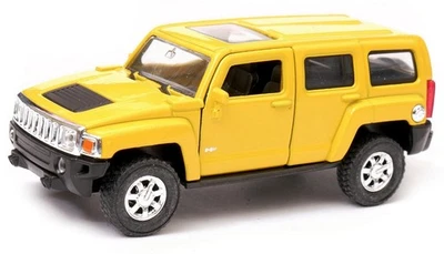 Welly Hummer H3 Yellow 1:34 1:39 Scales 4.5 Inch US IMPORT DUTIES PAID - Image 1 of 4