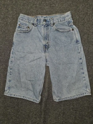 Pantalones Cortos Levis 569 Jóvenes Niños 14 Regular Azul Denim Sueltos Largos Jean Corte Años 90 Foto 1 de 4