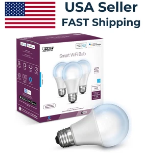 Feit Electric Smart WiFi LED 9 Watts (60W Eq.) Bulbs Daylight - Picture 1 of 7