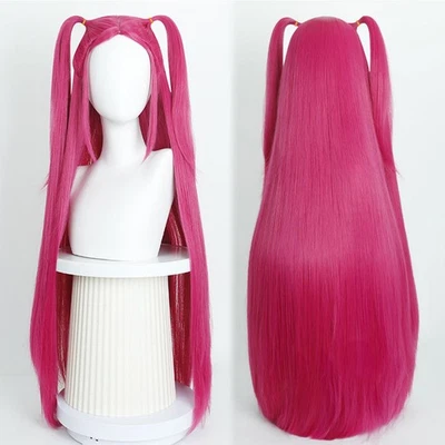 Peluca Cosplay Anime con Diseño de Cuero Cabelludo Natural Ligera Transpirable para Fiestas Foto 1 de 4