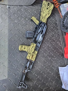 Santa Cruz AK-47 Jason Jesse Skateboard Rare Deck - Picture 1 of 8