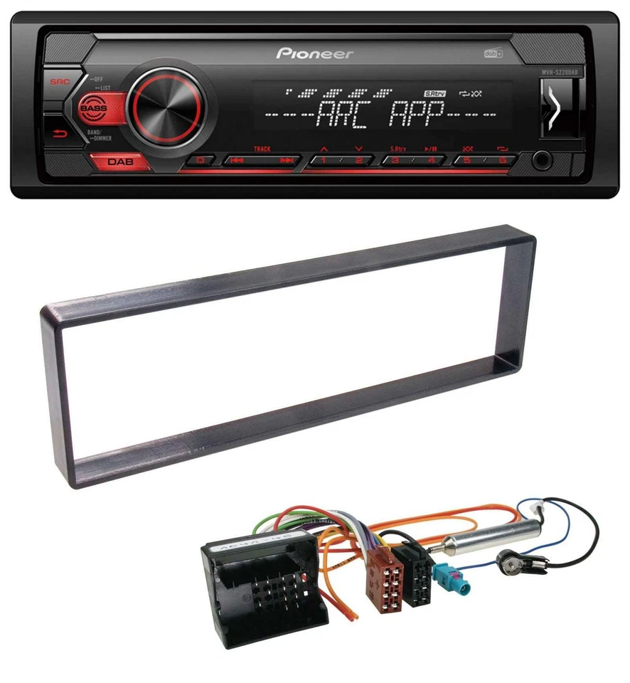 Pioneer DAB 1DIN MP3 AUX USB Autoradio für Citroen C4 - Bild 1 von 4