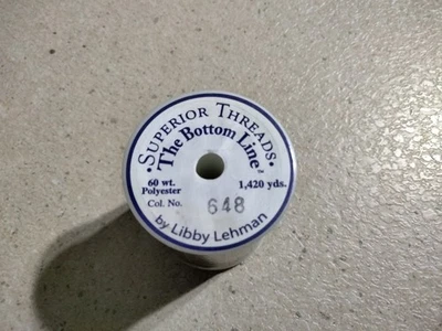 NEW The Bottom Line 60wt Polyester by Superior Threads 1420 yds 648 Dark Brown - Image 1 of 4