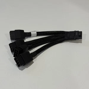 Original Nvidia 12VHPWR Power Adapter Cable RTX 4090 4080 H100 12x M pin 4x 8 F - Picture 1 of 4