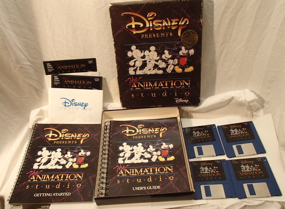 Vintage Disney Presents The Animation Studio IBM/Tandy Floppy Disks Software - Image 1 of 1
