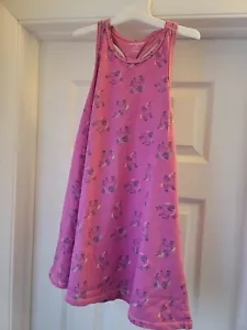 Cat & Jack Girls Pink Unicorn Racerback Summer Dress Size S 6/6X - Picture 1 of 7