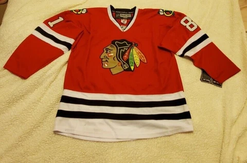 NWT Chicago Blackhawks Marian Hossa Jersey - Red - Men's Size 48 Cover