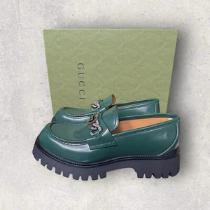 Gucci Logo Chunky Loafers, US Mens 10, Retail $1,250, NIB - Picture 1 of 12