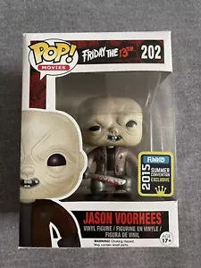 Funko Pop Jason Voorhees 202 unmaskierte SDCC 2015 Friday the 13th Vinyl Figur - Bild 1 von 7