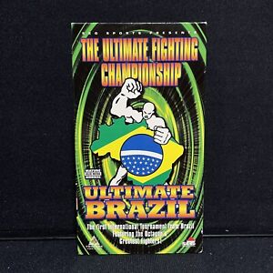 Bande vidéo VHS Ultimate Fighting Championship Brésil d'occasion vintage 1998