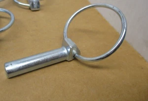 Lynch Pin 7/16" x 1-3/4" Steel Flip Over Torsion Clip Tractor Hitch Pin Qty-1 - Picture 1 of 2
