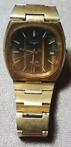 RELOJ LONGINES HOMBRE FECHA CUARZO SUIZO Q 161 C sin probar venta como está contenedor 4 - Imagen 1 de 5