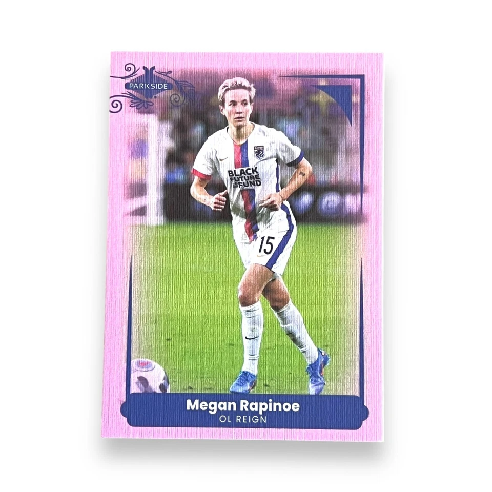 2022 PARKSIDE NWSL PARAMOUNT Megan Rapinoe Pink 192/225 OL Reign - Image 1 of 4